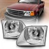 Anzo Usa 97-02 EXPEDITION/97-03 F150 HEADLIGHTS CRYSTAL CHROME DRIVER/PASSENGER 111030